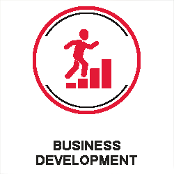 Business development image in open position section