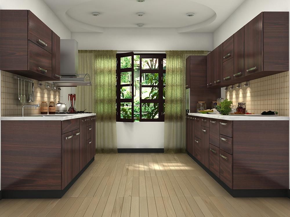 Parallel kitchen designed by moduleightt