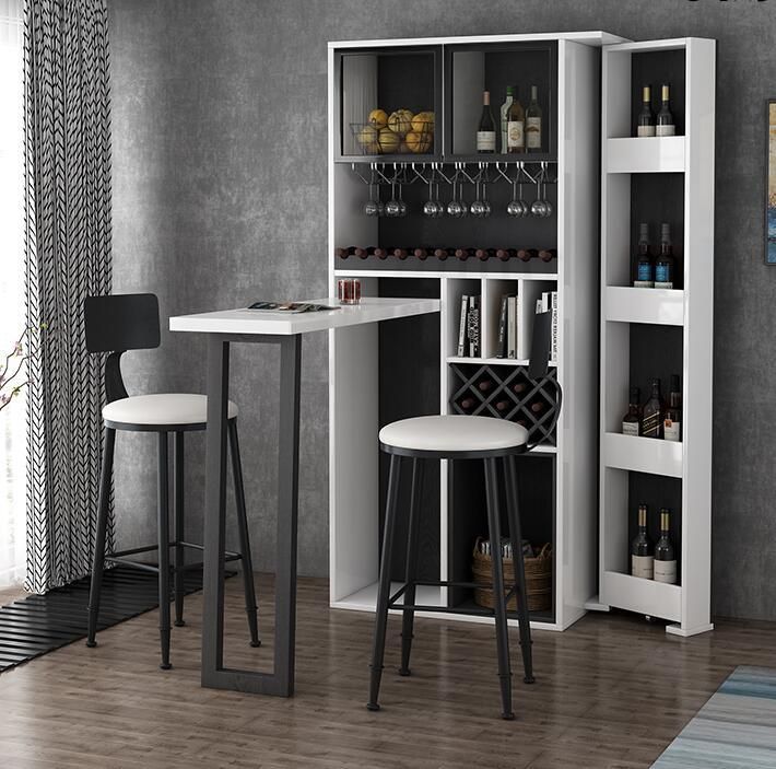 Crockery shelves in dining section designed by moduleightt